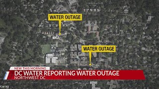 DC Water reports outage in Northwest