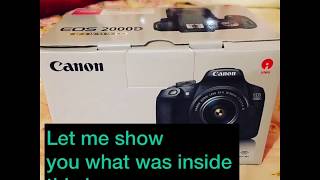 Canon 2000D Whats Inside The Box And Sample Shots