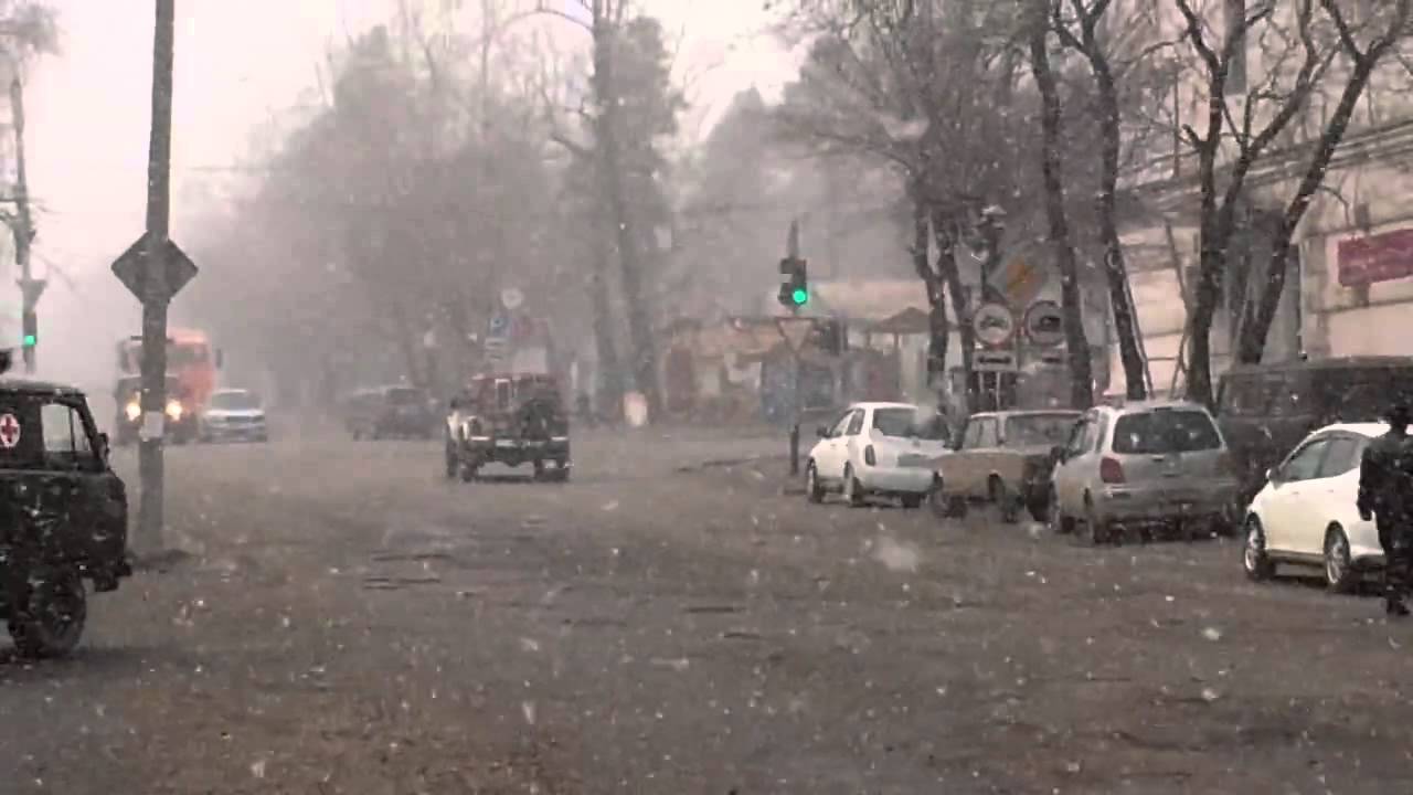 Снег в Свободном. апрель такой январь