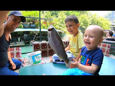 Eşim Ve Çocuklarımla Keyifli Bir Alabalık Avı / Family Fishing Day