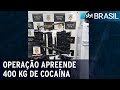 Polícia encontra 400 kg de cocaína, fuzis e desativa depósito de facção | SBT Brasil (29/12/21)