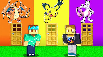 Don’t Choose the Wrong POKEMON Door in Pixelmon! (Minecraft)
