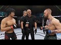 Bruce Lee vs. Conor McGregor (EA Sports UFC 3) - CPU vs. CPU - Crazy UFC 👊🤪