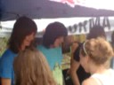 Warped tour 2008 Scranton Pennsylvania Bring me the Horizon signed my shirt...i waited almost an hour in line to get their signatures