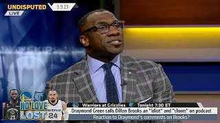 Shannon Sharpe beef with Grizzlies continues. Draymond rips Dillon Brooks