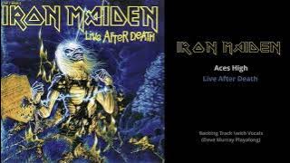 IRON MAIDEN - ACES HIGH - Backing Track with orginal vocals (Dave Murray Playalong)