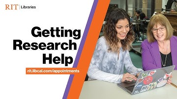 Getting Research Help: Sample Reference Interview
