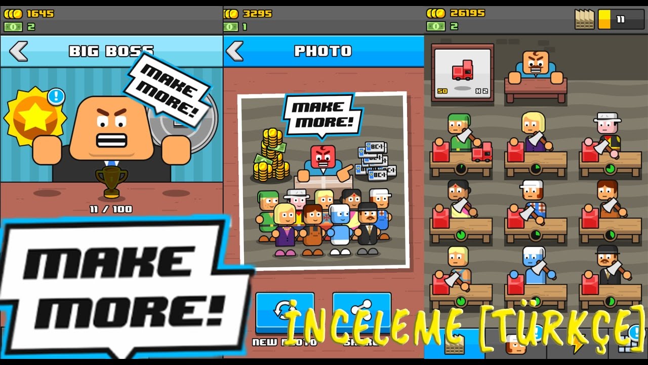 Çalış Çalış Çalış make more mobil İnceleme türkçe youtube