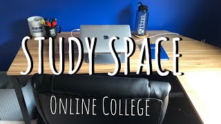 Online College Study Space Tour // Visually Impaired edition