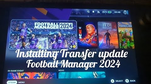 How to install on Steam Deck the Summer Transfer Update - Football Manager 2024 