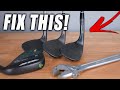 You must do this with your wedges in golf