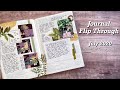 Journal Flip Through Hobonichi Techo Cousin / July 2020 / Chatty