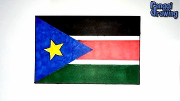 How to Draw The Flag of South Sudan