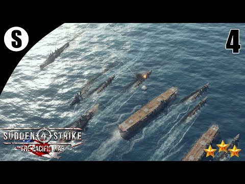 Прохождение Sudden Strike 4 - The Pacific War [Япония] ( Битва у островов Санта Крус ) #4