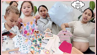 MGA BINILI FOR PINAS! READY NA ANG OUTFITS NG KIDS! ❤️ | rhazevlogs