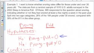 Ch 22 (II) Hypothesis Testing for Differences Between Proportions