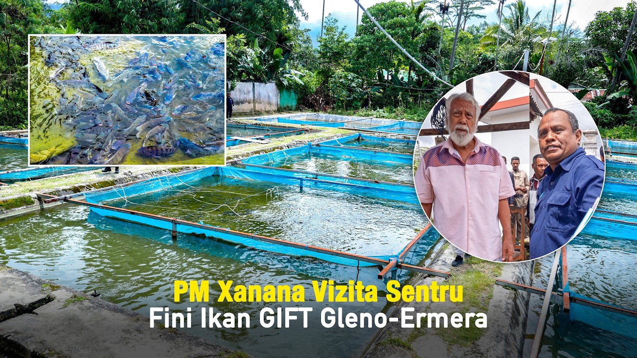 PM Xanana Vizita Sentru Fini Ikan GIFT Gleno-Ermera