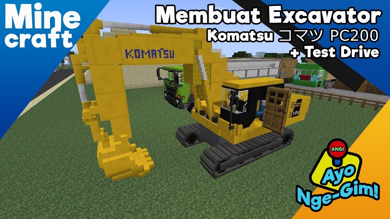 Minecraft Membuat Excavator Komatsu コマツ Pc0 Test Drive Youtube Minecraft Membuat Excavator Komatsu コマツ Pc0 Test Drive Youtube