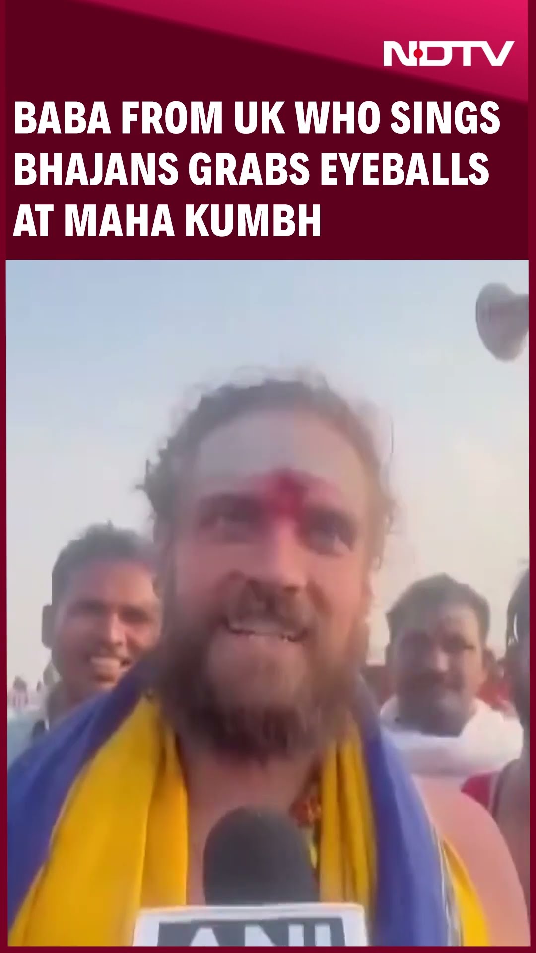 Maha Kumbh | ‘Shareer UK, Aatma Sanatana’: Baba From UK Who Sings Bhajans Grabs Eyeballs At Kumbh