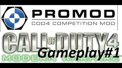 COD4 Promod SnD Scrim Gameplay #1 POV -tm.Peace (with Teamspeak)