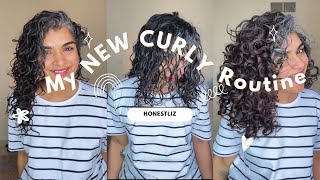 Easy curly hair routine (3a 3b coarse curls)