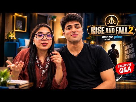 Interviewing Raj before entry into The RISE & FALL tower😍✨