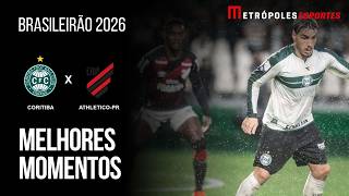Coritiba 3 x 3 Athletico | Melhores Momentos | Brasileirão 2026