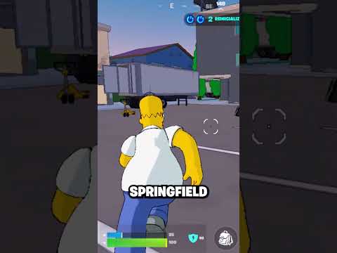 OS SIMPSONS INVADIRAM O FORTNITE RELOAD! 🍩🔥