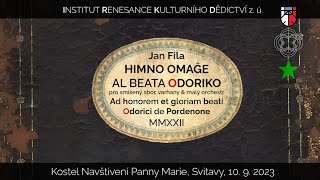 Himno omaĝe al beata Odorico | Jan Fila | IRKD