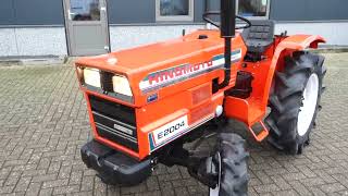 Hinomoto E2004 4wd / 0472 Draaiuren / Miditrekker