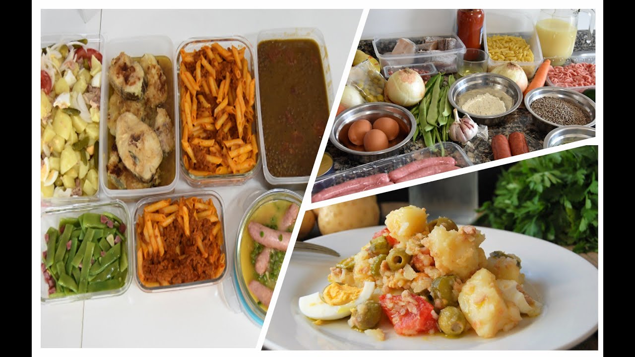 5 COMIDAS EN 2 HORAS/ Cocina el finde para la semana/ MEAL PREP/ BATCHCOOKING
