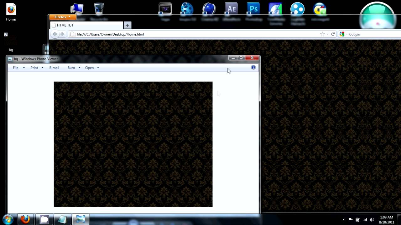 How to make a Website using Notepad | Tutorial 2 | Background Color and ...