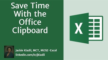 Save Time With the Office Clipboard | #ExcelTutorial