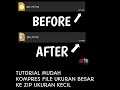 Download Lagu CARA KOMPRES FILE BESAR KE ZIP UKURAN KECIL