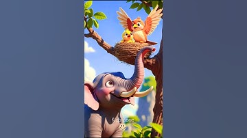 Story of little bird fall from tree😱#explore #3danimation #cartoon #bkffofficial1#highsandlows