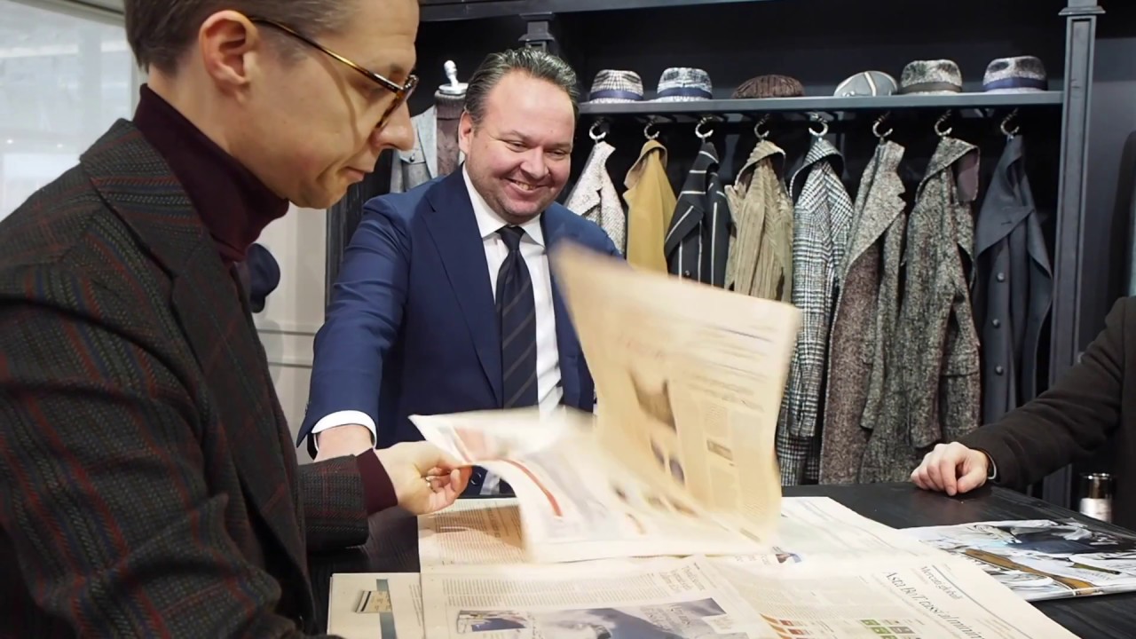 Vaatturiliike Sauma at  Pitti Uomo 91