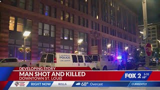 Man shot, killed inside loft building in downtown St. Louis