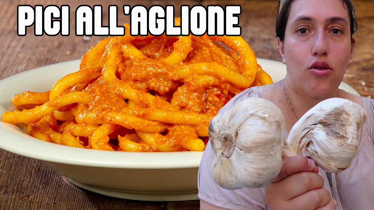 PICI ALL'AGLIONE: La Ricetta Originale della Val di Chiana che Devi Provare!