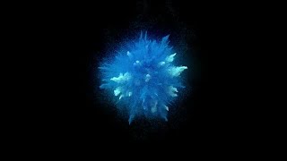 Powder Explosion Stock Motion Graphics