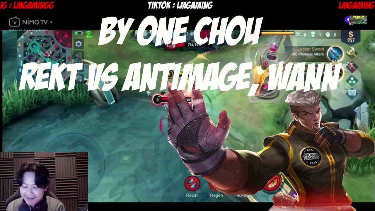 BY ONE CHOU REKT VS ANTIMAGE, PERTARUNGAN MEKANIK  ANTIMAGE GA TERIMA DIKALAHIN!!!!