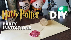 DIY Harry Potter Party Invitations! - MUGGLE MAGIC