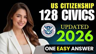 2026, New 128 Civics Questions and Answers 2026 I U.S. citizenship interview I N400 Interview #n400