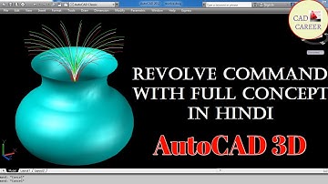 Revolve Command in AutoCAD | CAD CAREER