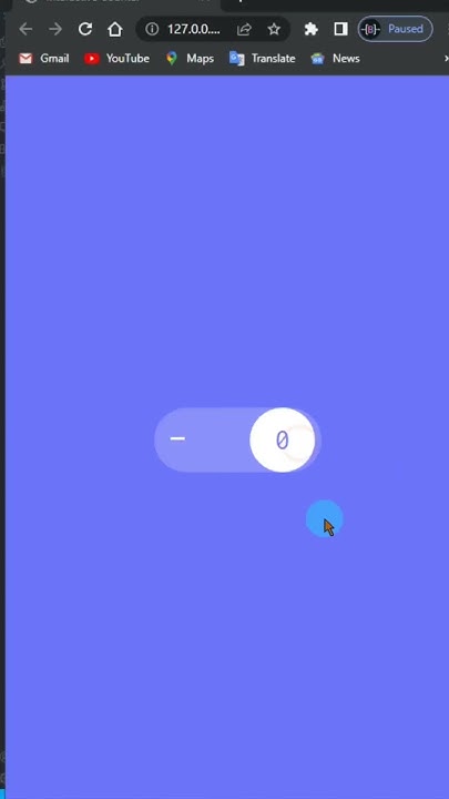 How to Create an Interactive Animated Counter HTML CSS & JS | #shorts ...