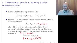 Famous 3 2 3 2 Measurment Error in Y   Assuming Classical Measurment Errors Wealth