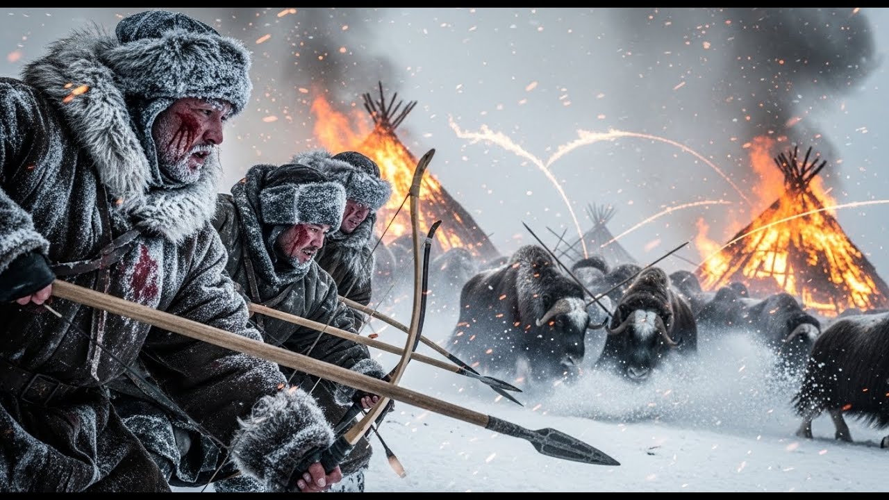 Surviving Yakutia (-71°): Hunters vs Musk Ox in Deadly Blizzard