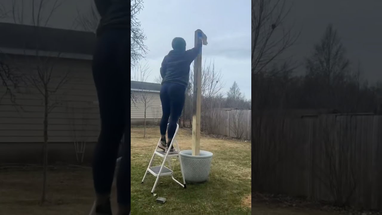 DIY Retractable Sun Shade And Planter Posts Outdoorliving Patiomakeover Patiofurniture
