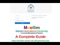 Moellim | Riphah International University LMS Guide Part 1 | How to upload Assignment | Paper | Quiz