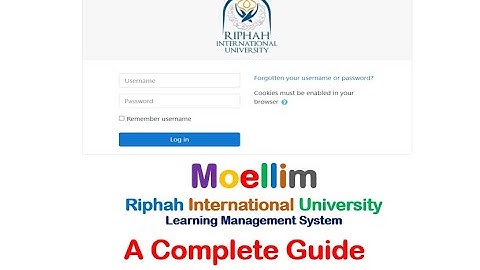 Moellim | Riphah International University LMS Guide Part 1 | How to upload Assignment | Paper | Quiz