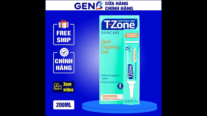 Gel rửa mặt t zone review